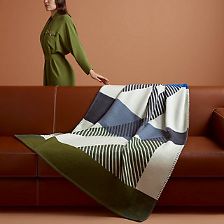 H Diagonale blanket | Hermès Canada